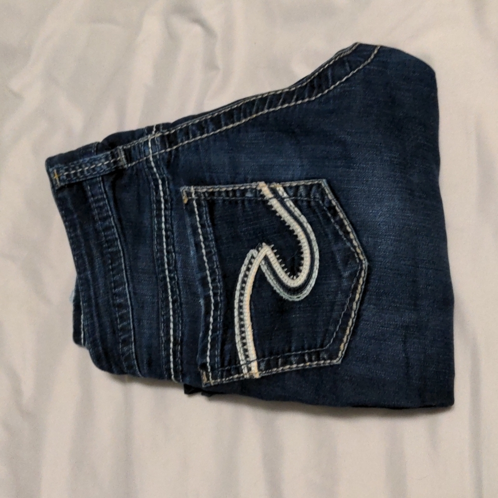 28x32 dark Silver skinny jeans